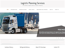 Tablet Screenshot of logisticplanningservices.co.uk